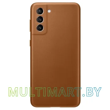 Чехол Samsung Leather Cover для Galaxy S21+ (коричневый)